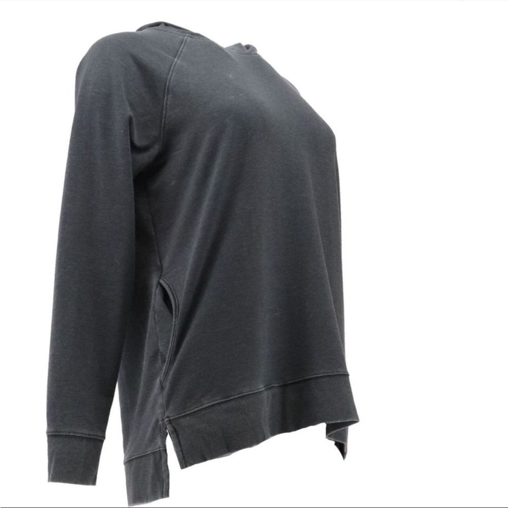 AnyBody Beach Washed French Terry Hoodie Blue Night A393063W